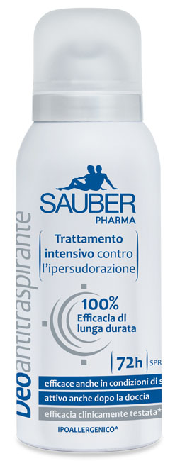 SAUBER ANTITRASPIRANTE 72 ORE SPRAY - farmacialombardia.it
