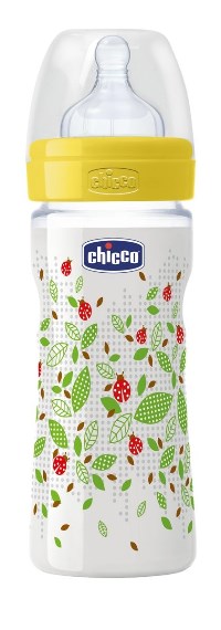 CHICCO BIBERON WELL BEING IN POLIPROPILENE UNISEX DA 250 ML MEDIUM SILICONE ITA - farmacialombardia.it