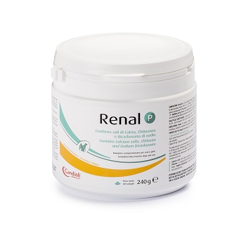 RENAL P MANGIME COMPLEMENTARE PER CANI E GATTI BARATTOLO 240 G - farmacialombardia.it