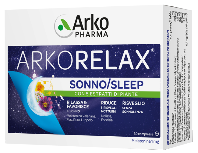 ARKORELAX SONNO 30 COMPRESSE - farmacialombardia.it