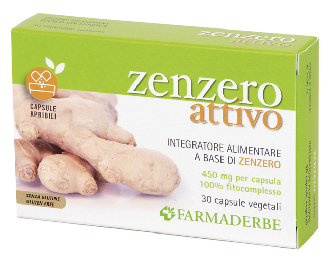 ZENZERO ATTIVO 30 CAPSULE VEGETALI - farmacialombardia.it