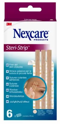 CEROTTO PER SUTURA STERI STRIP SKIN 6X75 MM 6 STRISCE - farmacialombardia.it