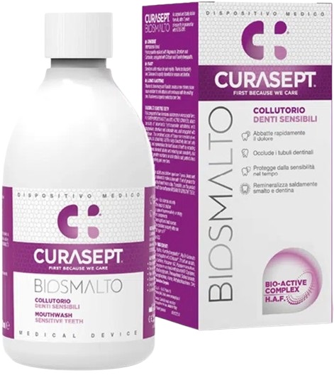 CURASEPT BIOSMALTO COLLUTORIO DENTI SENSIBILI 300 ML - farmacialombardia.it