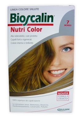 BIOSCALIN NUTRI COLOR 7 BIONDO SINCROB 124 ML - farmacialombardia.it