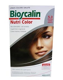 BIOSCALIN NUTRI COLOR 5,3 CASTANO CHIARO DORATO SINCROB 124 ML - farmacialombardia.it