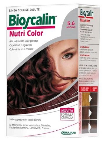 BIOSCALIN NUTRI COLOR 5,6 MOGANO SINCROB 124 ML - farmacialombardia.it