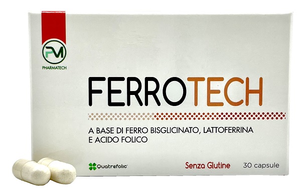 FERROTECH 30 CAPSULE DA 550MG - farmacialombardia.it