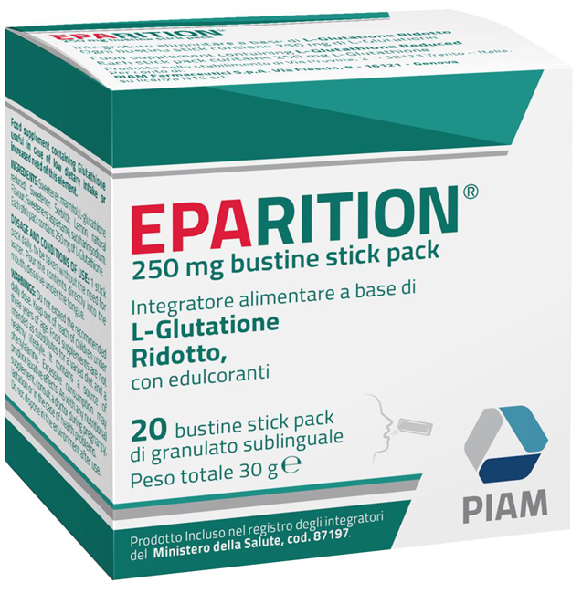 EPARITION 20 BUSTINE STICK PACK DA 250 MG DI GRANULATO SUBLINGUALE - farmacialombardia.it