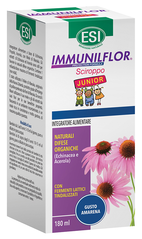 ESI IMMUNILFLOR SCIROPPO JUNIOR 180 ML - farmacialombardia.it