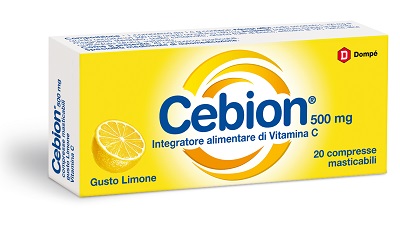 CEBION MASTICABILE LIMONE VITAMINA C 500 MG 20 COMPRESSE - farmacialombardia.it