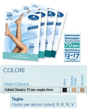 SAUBER COLLANT 70 DENARI MAGLIA LISCIA NERO 5 LINEA CLASSICA - farmacialombardia.it