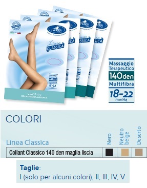 SAUBER COLLANT 140 DENARI MAGLIA LISCIA NERO 3 LINEA CLASSICA - farmacialombardia.it