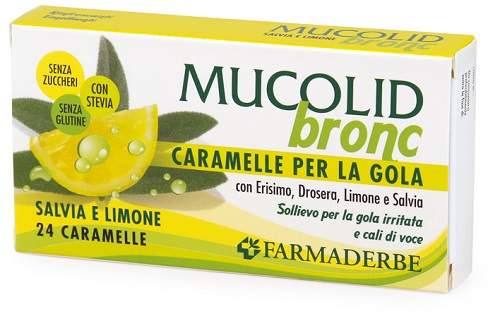 MUCOLID BRONC SALVIA & LIMONE 24 CARAMELLE - farmacialombardia.it