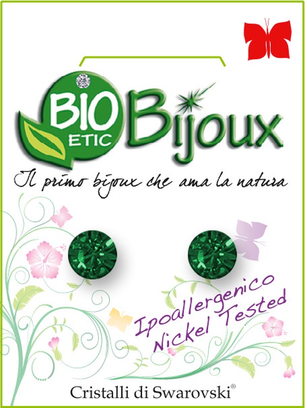 ORECCHINO XIRIUS 6,2 MM EMERALD - farmacialombardia.it