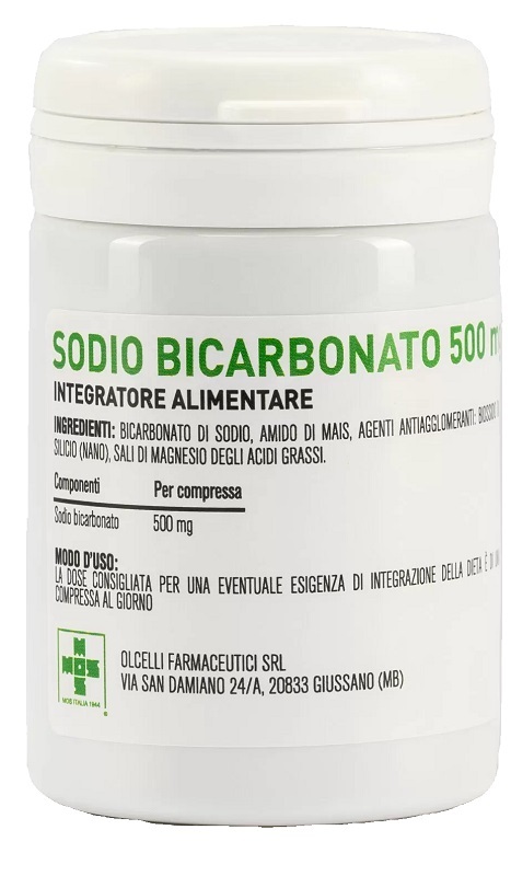 SODIO BICARBONATO 500 MG 100 COMPRESSE - farmacialombardia.it