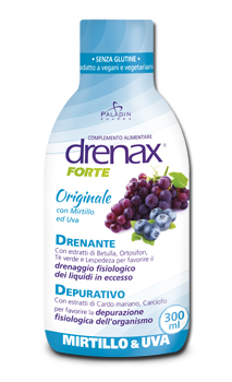 DRENAX FORTE ORIGINALE CON MIRTILLO E UVA 300 ML - farmacialombardia.it