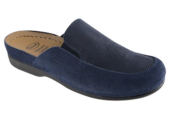 CALZATURA OLARA SUEDE + SYNTHETIC PRINTED WOMENS NAVY BLUE MEMORY CUSHION COMFORT PLUS 38 AW16 - farmacialombardia.it