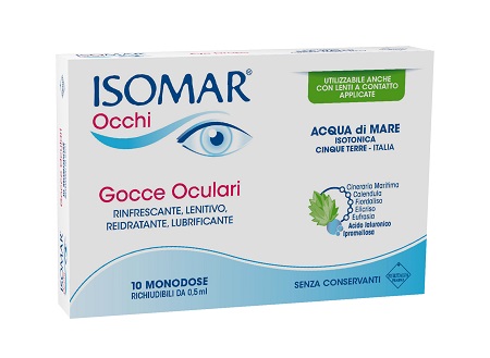 ISOMAR OCCHI GOCCE OCULARI ALL'ACIDO IALURONICO 0,20% 10 FLACONCINI - farmacialombardia.it