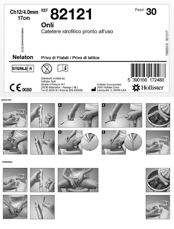 CATETERE IDROFILICO ONLI 17 CM CH 12 30 PEZZI - farmacialombardia.it