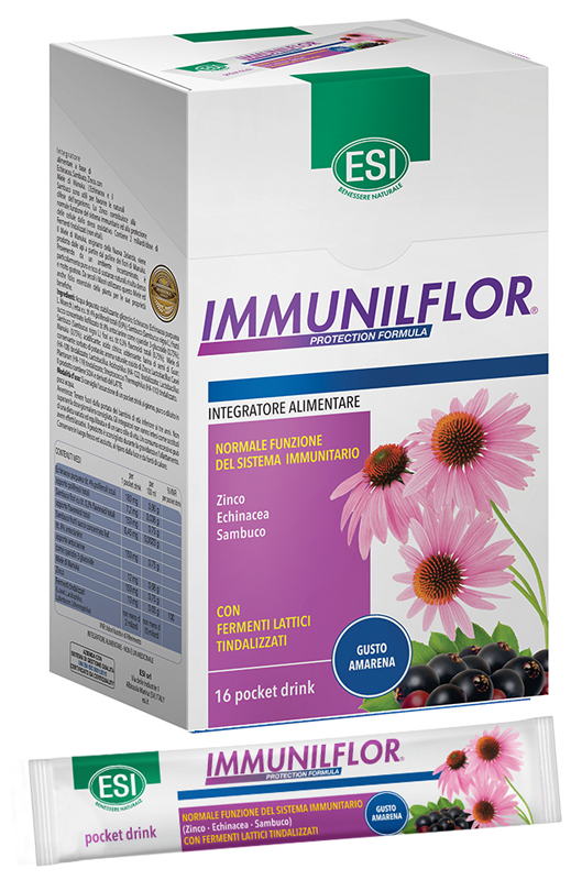 ESI IMMUNILFLOR POCKET DRINK 16 POCKET DRINK - farmacialombardia.it