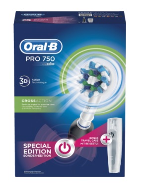 ORALB 750 PRO CROSSACTION SPAZZOLINO ELETTRICO - farmacialombardia.it