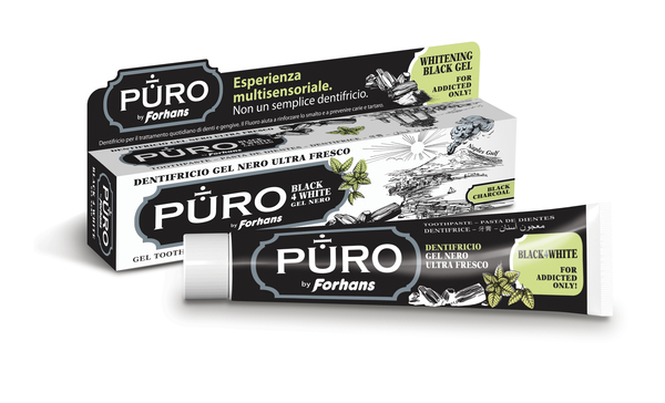 DENTIFRICIO FORHANS GEL BLACK4WHITE - farmacialombardia.it
