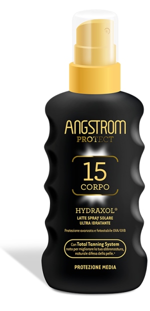 ANGSTROM PROTECT HYDRAXOL LATTE SPRAY SOLARE PROTEZIONE 15 175 ML - farmacialombardia.it