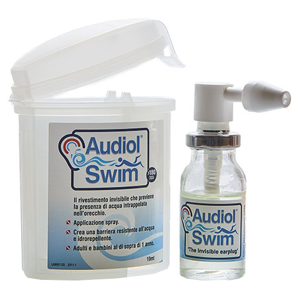 AUDIOLSWIM SOLUZIONE RIVESTIMENTO CANALE UDITIVO COME BARRIERA IDROREPELLENTE - farmacialombardia.it