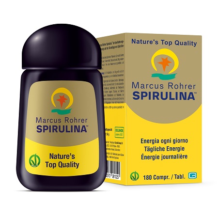SPIRULINA MARCUS ROHRER RICARICA 180 COMPRESSE - farmacialombardia.it