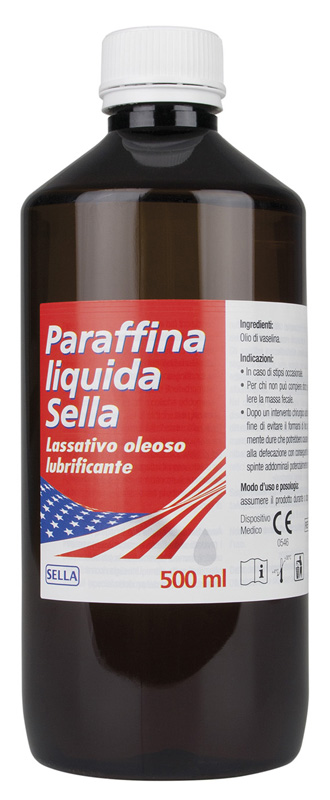 PARAFFINA LIQUIDA MD LASSATIVO 500 ML SELLA - farmacialombardia.it