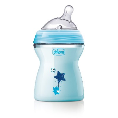 CHICCO BIBERON NATFEEL 2M+ BOY 250 ML - farmacialombardia.it