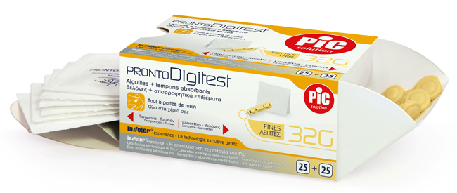 LANCETTE PUNGIDITO PIC PRONTO DIGITEST GAUGE 32 25 PEZZI - farmacialombardia.it