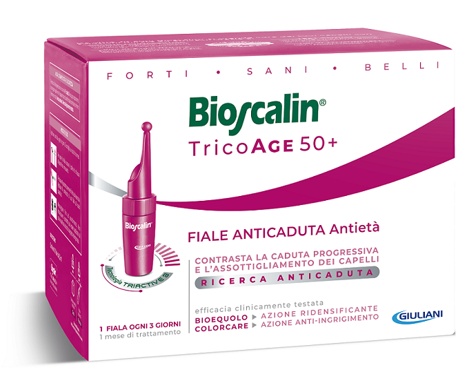 BIOSCALIN TRICOAGE ANTICADUTA ANTIETA' 10 FIALE 3,5 ML - farmacialombardia.it