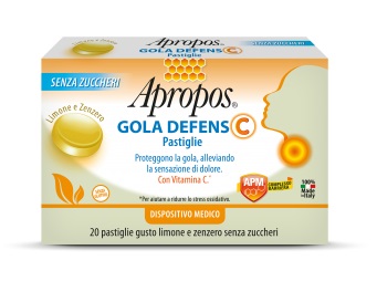 APROPOS GOLA DEFENS C LIMONE/ZENZERO 20 PASTIGLIE - farmacialombardia.it