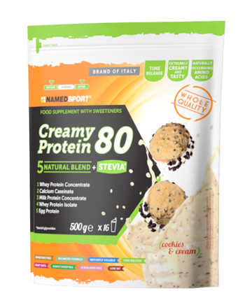 CREAMY PROTEIN 80 COOKIES & CREAM 500 G - farmacialombardia.it