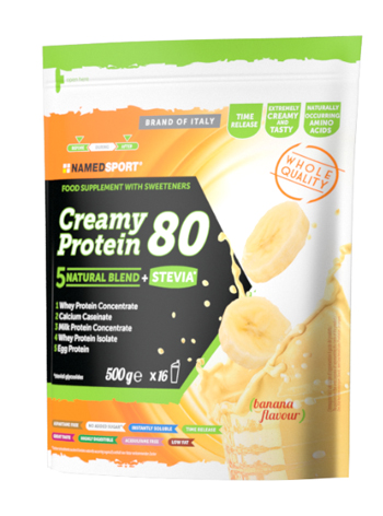CREAMY PROTEIN 80 BANANA 500 G - farmacialombardia.it