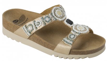NEW BOGOTA' WEDGE SATIN+BEADS WOMENS CREAM 37 COLLEZIONE SS17 1 PAIO - farmacialombardia.it