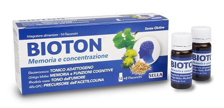 BIOTON ELEUTEROCOCCO MEMORIA CONCENTRAZIONE 14 FLACONCINI - farmacialombardia.it