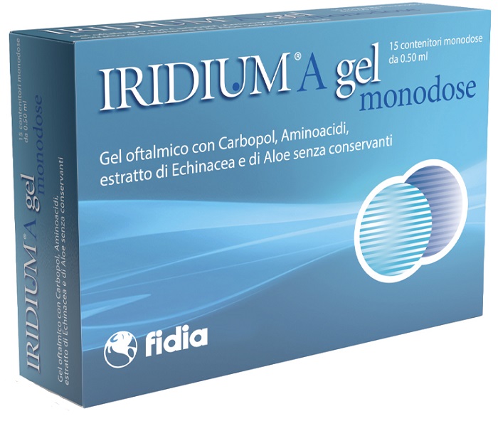 IRIDIUM A GEL OFTALMICO MONODOSE 15 CONTENITORI DA 0,50 ML - farmacialombardia.it