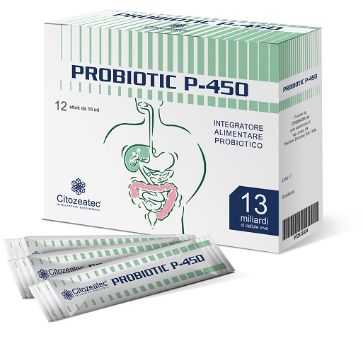 PROBIOTIC P-450 12 STICK MONODOSE 10 ML - farmacialombardia.it