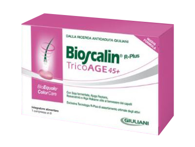 BIOSCALIN TRICOAGE 45+ COMPRESSE 60 COMPRESSE - farmacialombardia.it