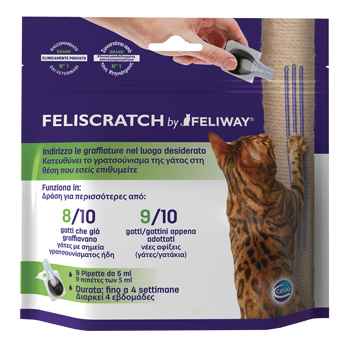 FELISCRATCH BY FELIWAY 9 PIPETTE DA 5 ML - farmacialombardia.it