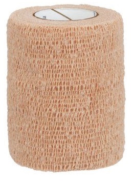 BENDA ELASTICA COMPRESSIVA AUTOADESIVA COBAN 7,5X200CM IN ESTENSIONE 7,5X450CM COLORE CARNE - farmacialombardia.it