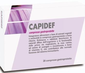 CAPIDEF 20 COMPRESSE GASTROPROTETTE - farmacialombardia.it