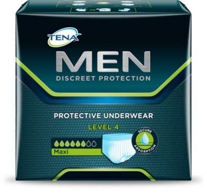 MUTANDINA ASSORBENTE MASCHILE TENA MEN LIVELLO 4 TAGLIA LARGE 10 PEZZI - farmacialombardia.it