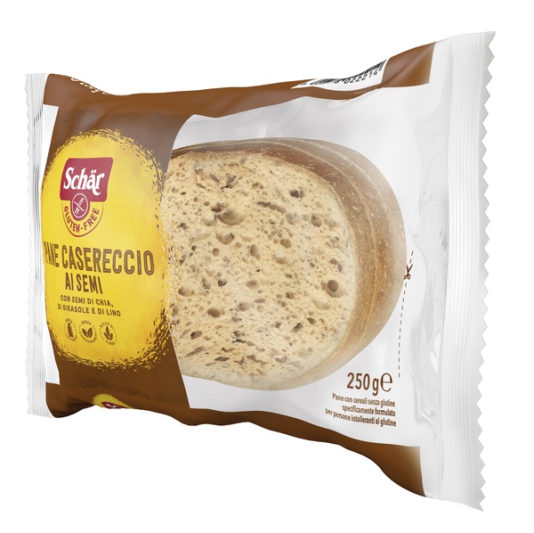 SCHAR PANE CASERECCIO AI SEMI SENZA LATTOSIO 250 G - farmacialombardia.it