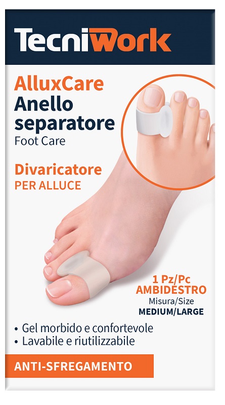 ALLUXCARE SEPARATORE DIVARICATORE ALLUCE MEDIUM/LARGE 1 PEZZO - farmacialombardia.it