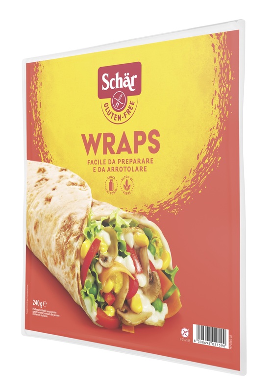 SCHAR WRAPS PIADINA ARROTOLABILE SENZA LATTOSIO 240 G - farmacialombardia.it