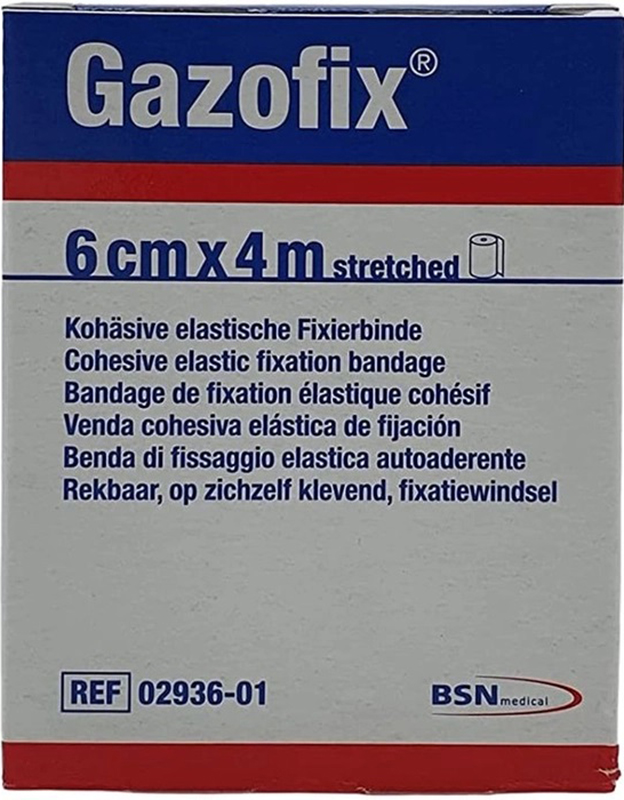 BENDA ELASTICA AUTOADESIVA GAZOFIX 6X400 CM - farmacialombardia.it