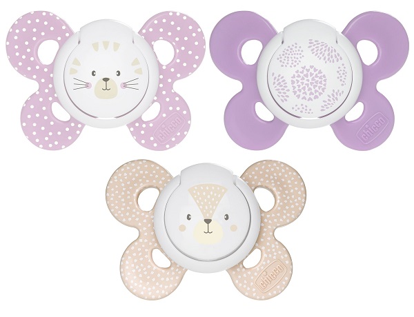 CHICCO SUCCHIETTO COMFORT GIRL IN SILICONE 6-16 MESI 2 PEZZI - farmacialombardia.it